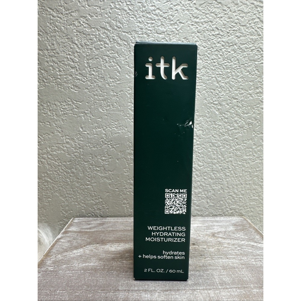 $9 🌙 ITK Weightless Hydrating Moisturizer 2 oz Facial Skincare Cream NEW